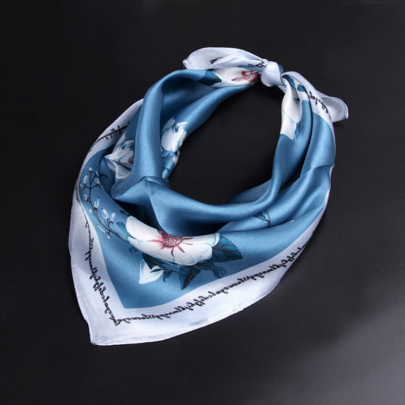 New fashion large square 100% silk digital print scarf