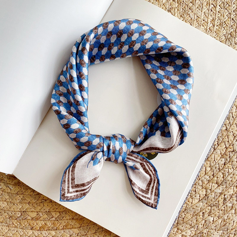 Custom Digital Printing Silk Twill Scarf Silk Scarf for Men