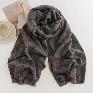 Wholesale winter scarves Imitation cashmere shawls women retro cashew flower ethnic scarves shawls