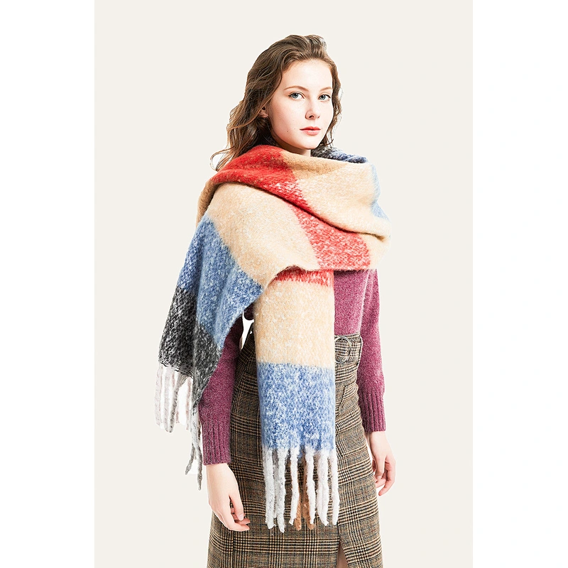 Winter Women Custom Pashmina Scarf Scarves And Shawls Custom Logo Pashmina Scarf