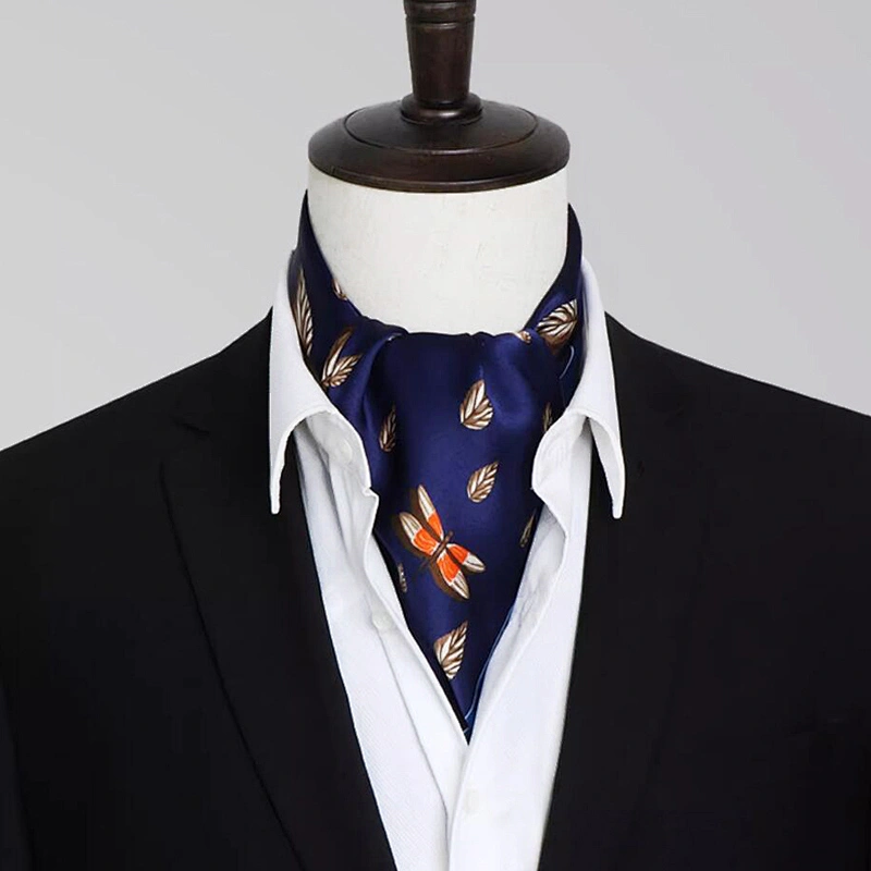 Wholesale Summer men Retro Cashew Scarf Soft Floral Printed Square Scarf Custom Head Wrap Fashion New Satin Silk Scarf
