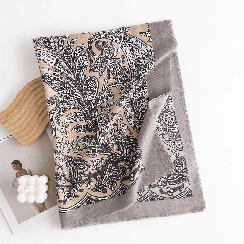 Wholesale ladies Printing Viscose Scarf Thin Winter Long pashmina Scarf For women