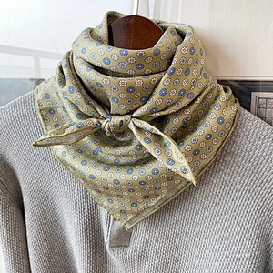 68x68cm Square Pure Mulberry Silk Scarf for women men Custom Print Square Neck Scarfs Neckerchief Gift