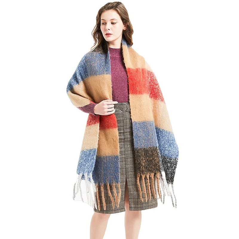Winter Women Custom Pashmina Scarf Scarves And Shawls Custom Logo Pashmina Scarf