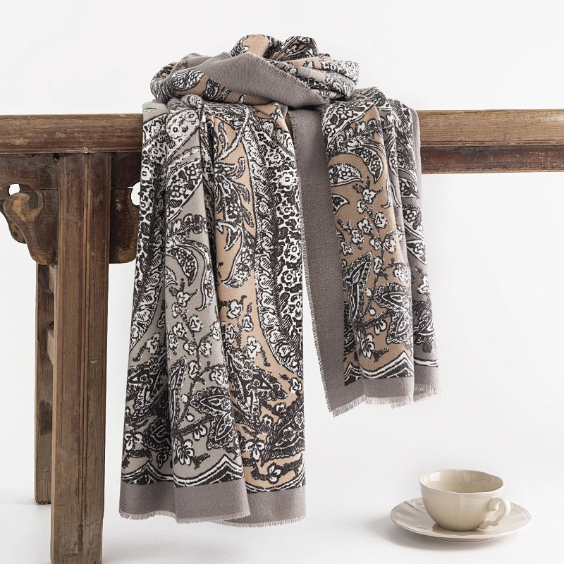 Wholesale ladies Printing Viscose Scarf Thin Winter Long pashmina Scarf For women