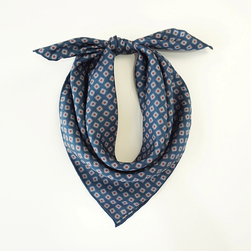 Silk Scarf Custom Printing Twill Designer Scarf Styles Silk Twill Scarf For Men