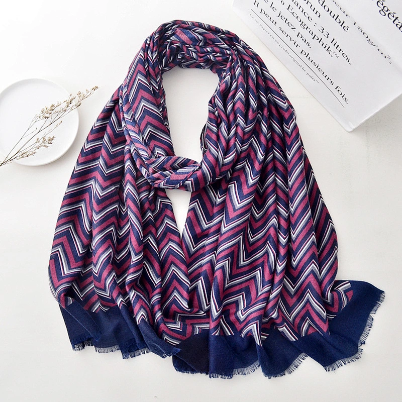 Small Customization Men Printed Scarf New Pattern Scarves with Tassels High Quality 180*90CM Business Style Shawls for Men