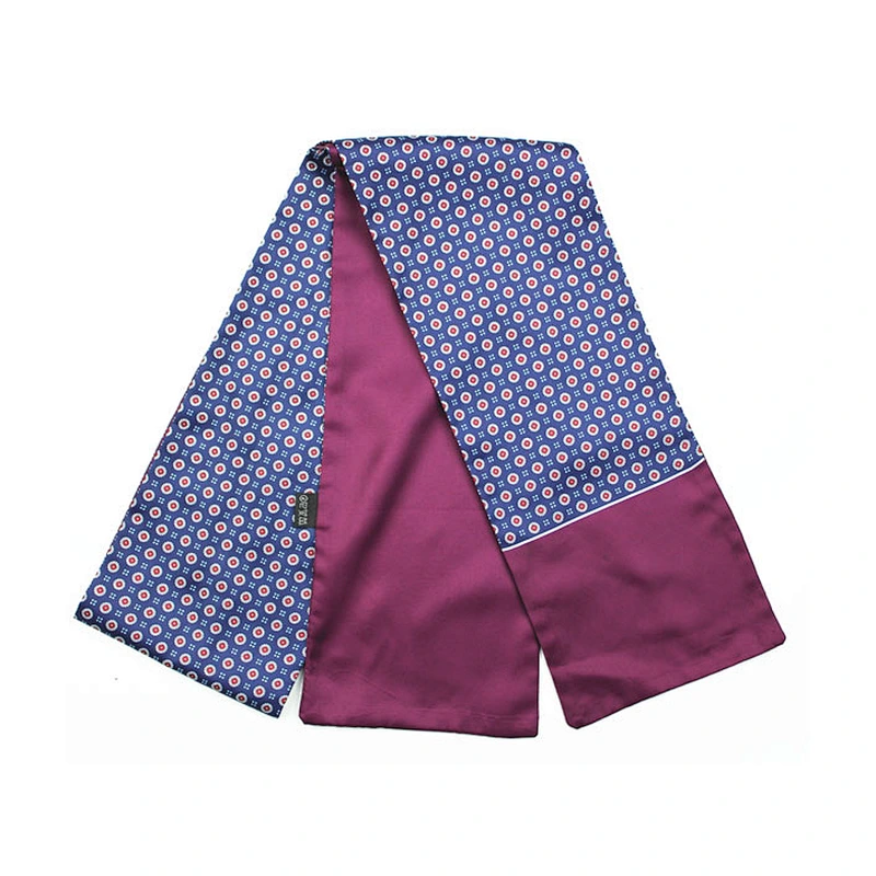 TWO SIDE BLUE AND RED color scarf HANDKERCHIEF POCKET SQUARE custom scarf men's fashion SC036
