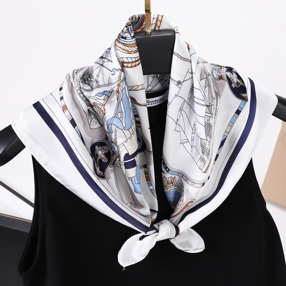 Custom Luxury Palestine Scarf Soft Satin Other Scarves Printed Colorful Hijab Jersey Scarf Hijab For Women