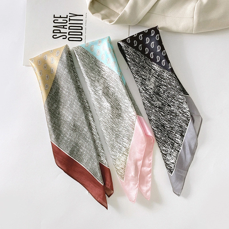 Wholesale new small pocket scarves ladies professional variety decorative printing scarves