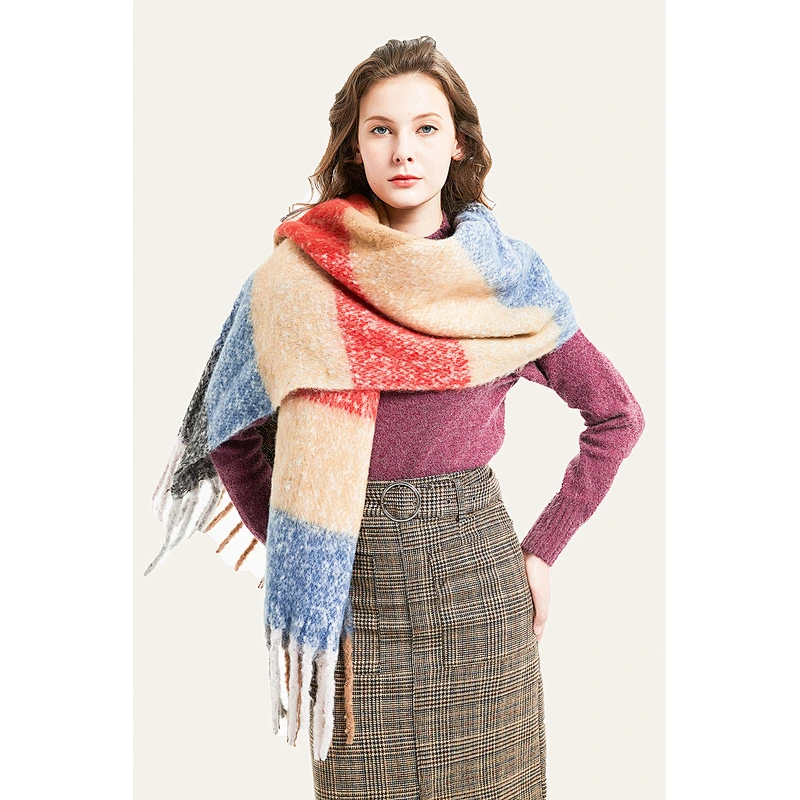 Winter Women Custom Pashmina Scarf Scarves And Shawls Custom Logo Pashmina Scarf