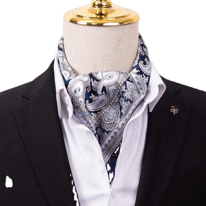 Designer Scarf Styles 100% Silk Luxury Silk Scarf Custom Printing Spring Summer Silk Neck Scarfs For Men