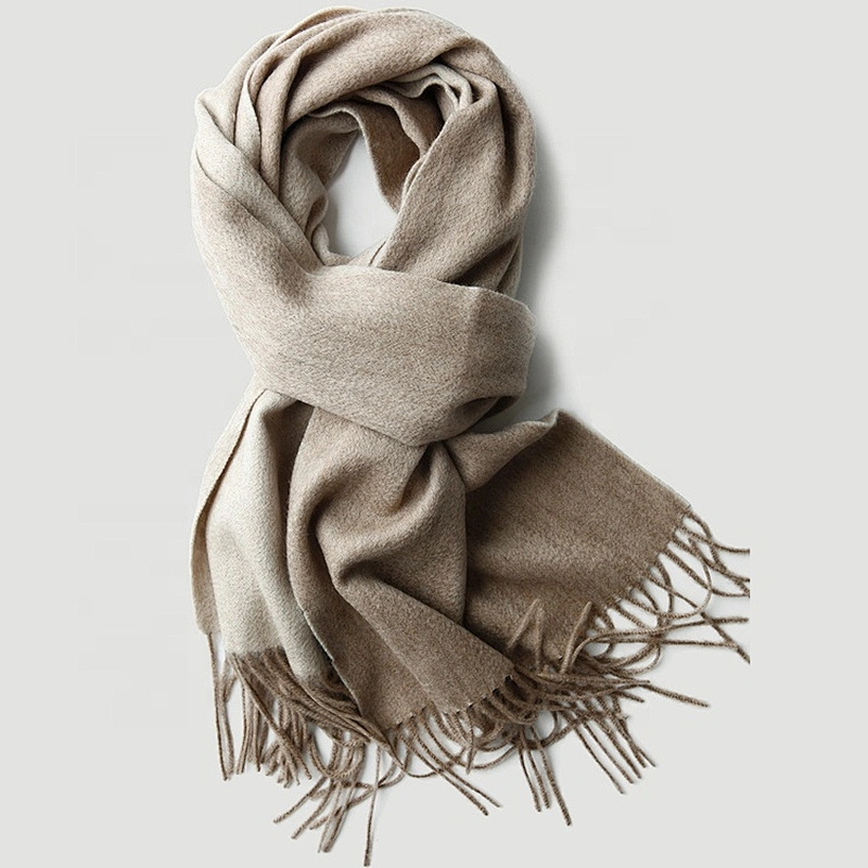 Winter Unisex Men Women Custom Pure Wool Scarf Scarves And Shawls Custom Logo Cashmere Scarf
