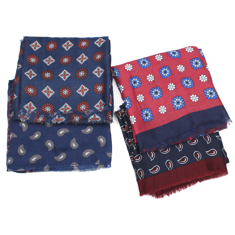 Men Printed Scarf Spring Winter New Pattern Scarves with Tassels High Quality 180*90CM Business Style Shawls for Men
