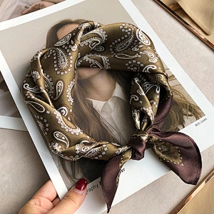 Designer Scarf Styles Silk Luxury Silk Scarf Custom Printing Spring Summer Silk Neck Scarfs For Women