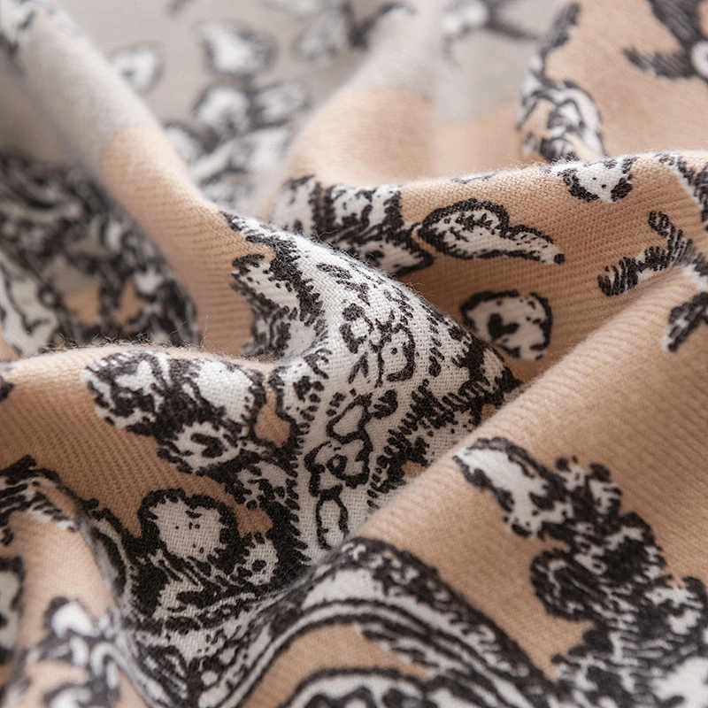 Wholesale ladies Printing Viscose Scarf Thin Winter Long pashmina Scarf For women