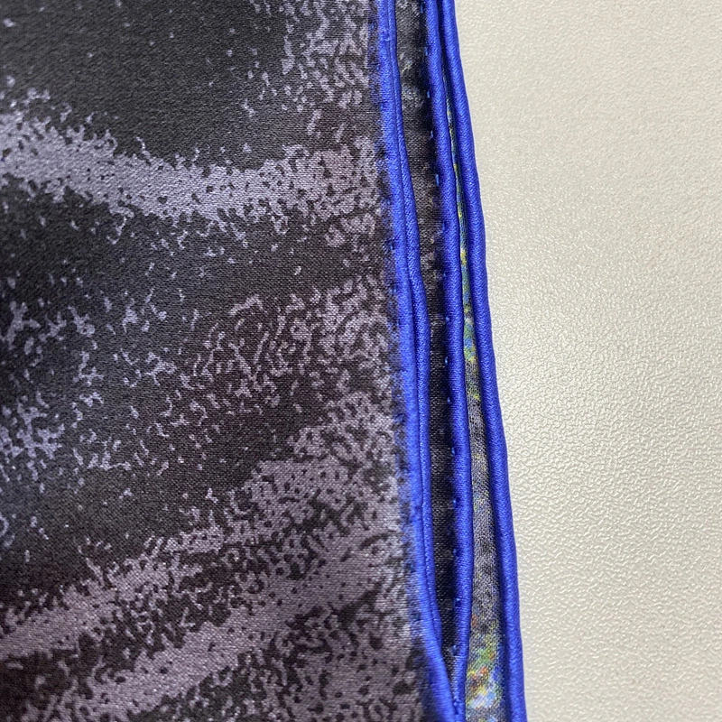 custom digital printing square silk satin scarves women 100% mulberry silk scarf