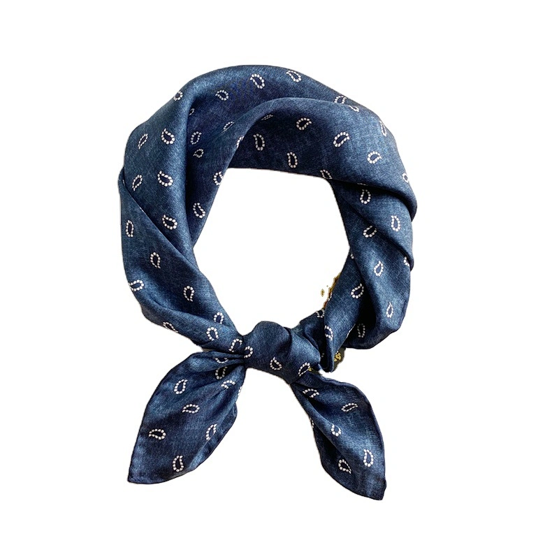 Custom Digital Printing Silk Twill Scarf Silk Scarf for Men