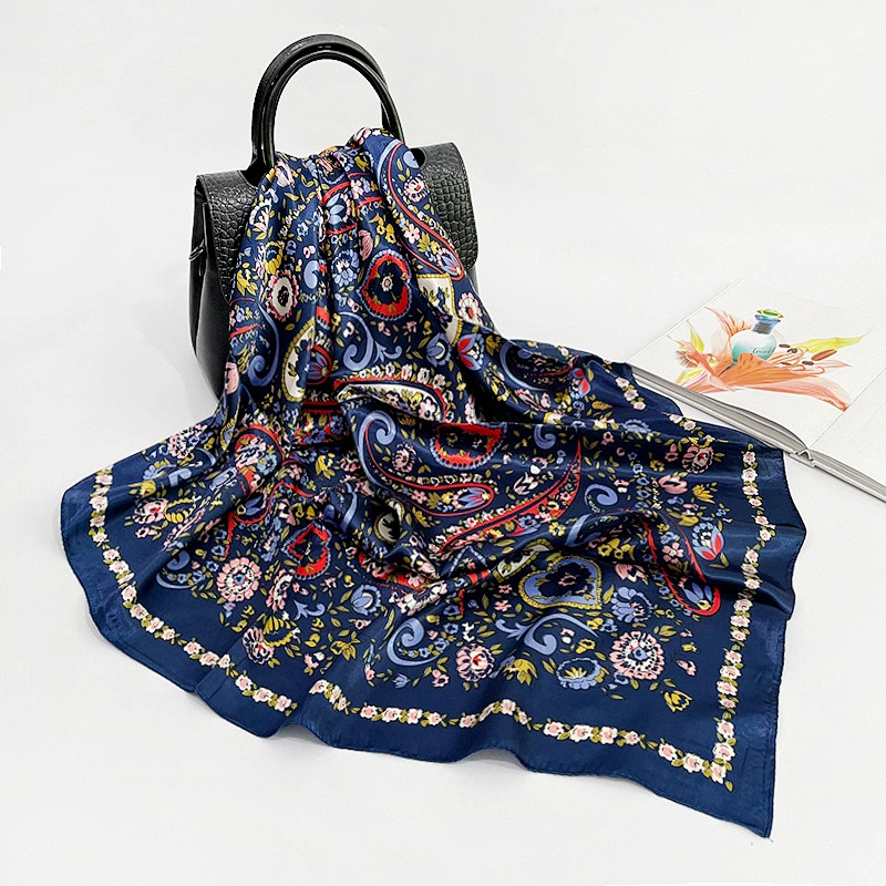 Stylish Girls Satin polyester  hijab Wholesale Professional Scarf For Women