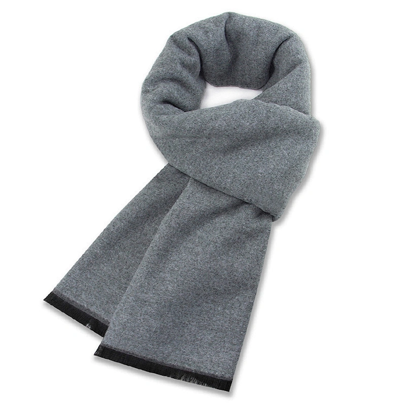 Wholesale New Fashion Wool Scarves And Acrylic Mens Brushed Winter Scarf