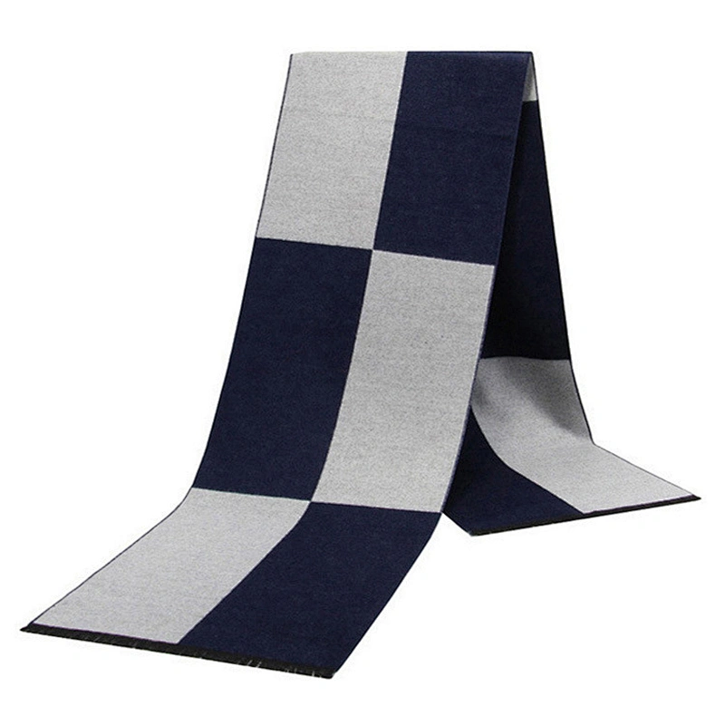 High Quality Custom Pashmina Scarf Viscose Woven Jacquard Brushed Scarf Business Men Casual Scarves Shawl