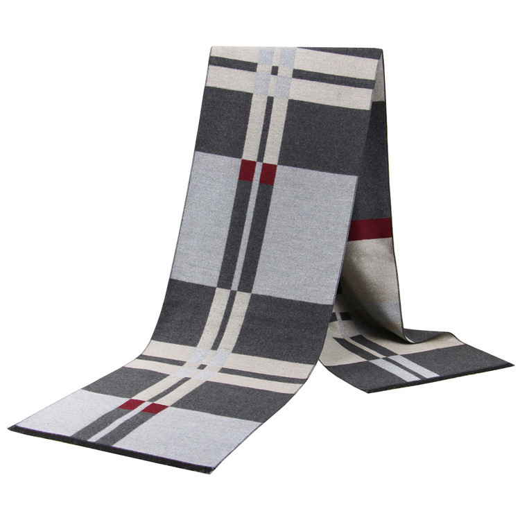 Custom Classic designer winter scarf check scarfs for men stylish