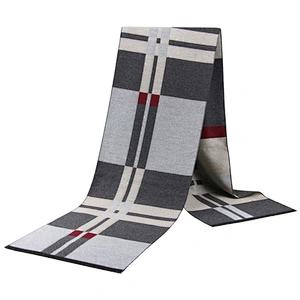 Custom Classic designer winter scarf check scarfs for men stylish