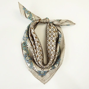 Silk Scarf Custom Printing Twill Designer Scarf Styles Silk Twill Scarf For Men