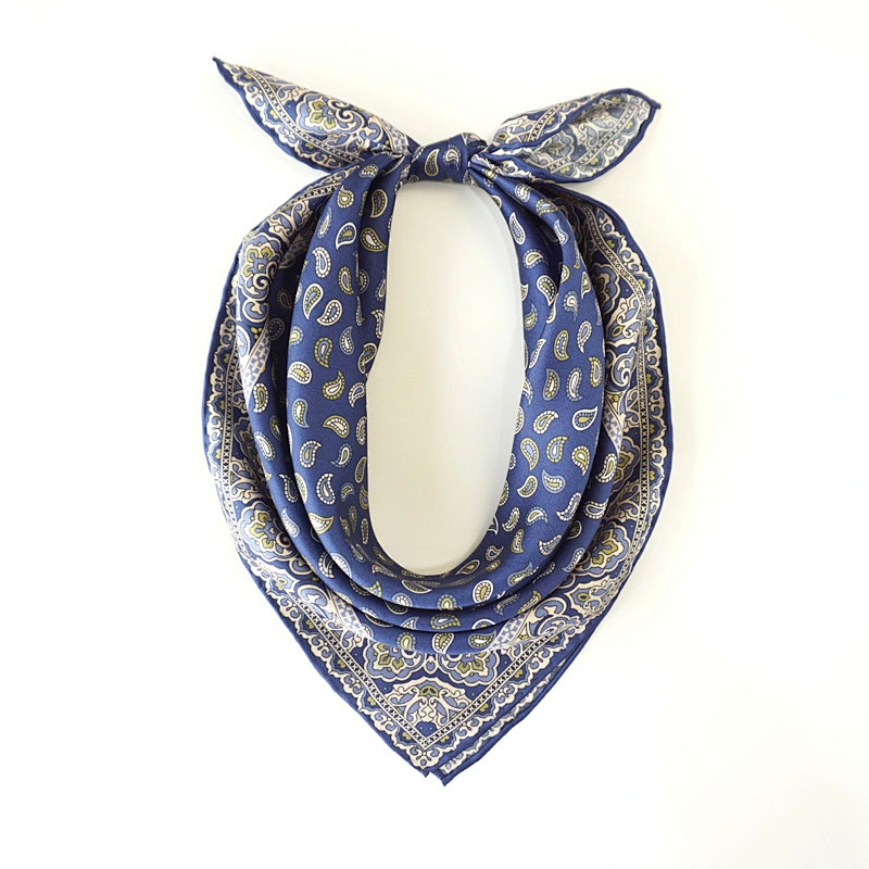 Silk Scarf Custom Printing Twill Designer Scarf Styles Silk Twill Scarf For Men