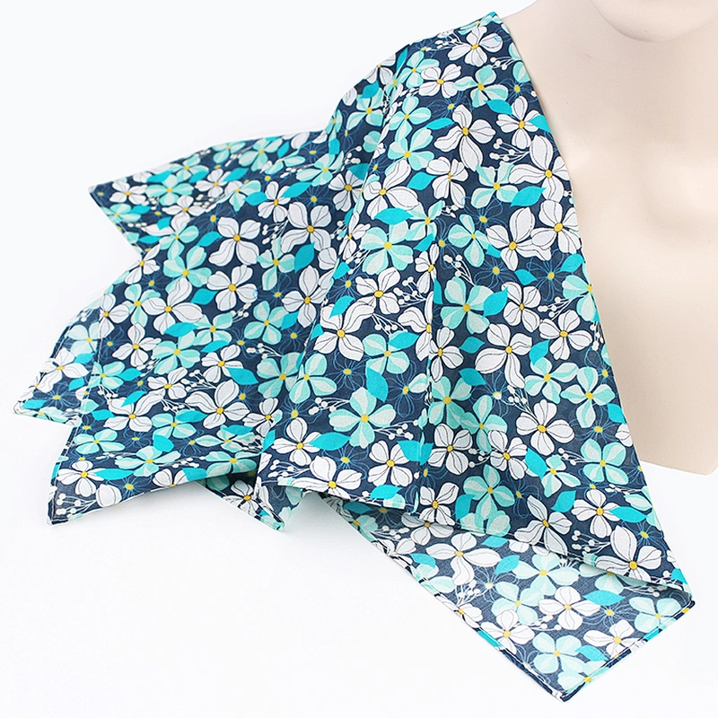 Wholesale mens silk cotton handkerchiefs scarf