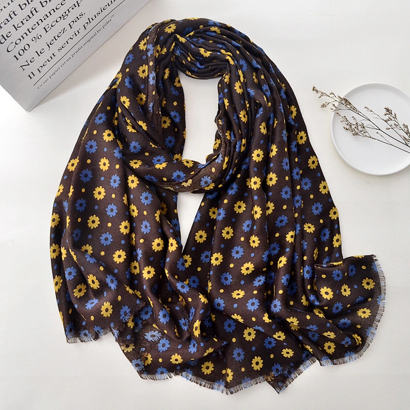 Custom Men Scarf Thin Soft Printed Fashion Men's Scarves Male Brand Winter Long Shawl Scarves for Men