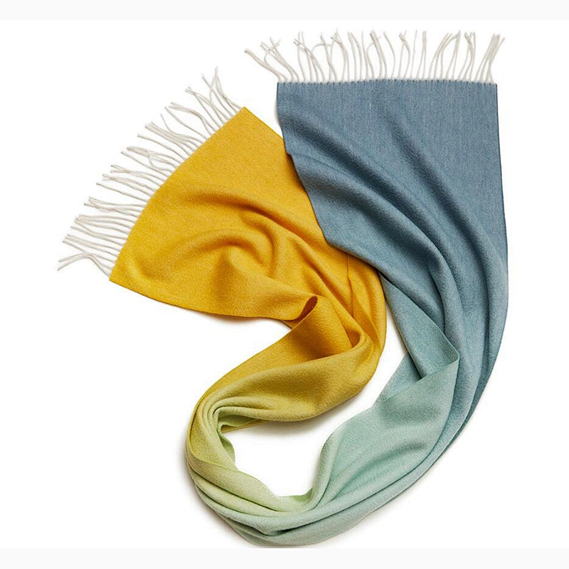 Wholesale Winter Warm Scarves Ladies Women Wool Custom Logo Winter Soft Shawl 100% Wool Scarf