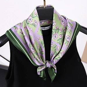 Custom Luxury Palestine Scarf Soft Satin Other Scarves Printed Colorful Hijab Jersey Scarf Hijab For Women