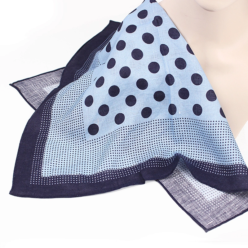 Customized Design Your Own Logo Printing Cotton Square Scarf Custom Cotton Bandana Polyester Bandana