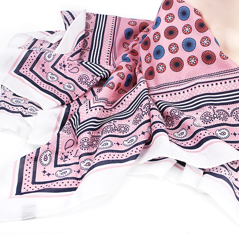 Wholesale mens silk cotton handkerchiefs scarf