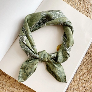 Custom Digital Printing Silk Twill Scarf Silk Scarf for Men