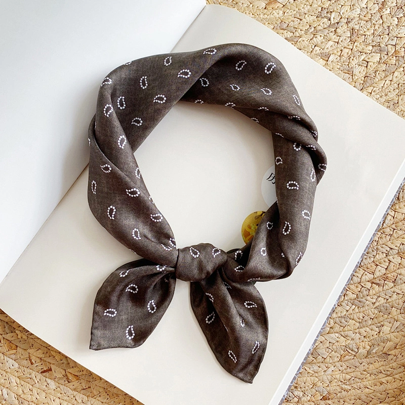 Custom Digital Printing Silk Twill Scarf Silk Scarf for Men