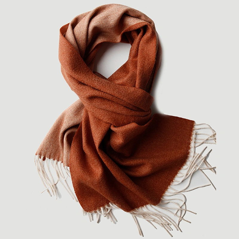 Custom Pure Wool Scarf Scarves And Shawls Custom long wool Scarf