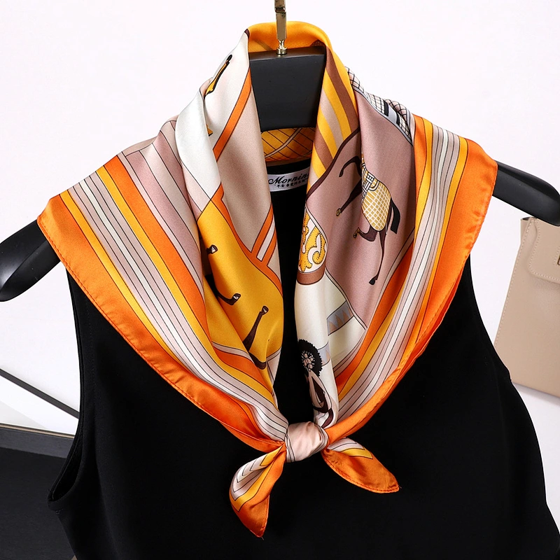 Custom Luxury Palestine Scarf Soft Satin Other Scarves Printed Colorful Hijab Jersey Scarf Hijab For Women