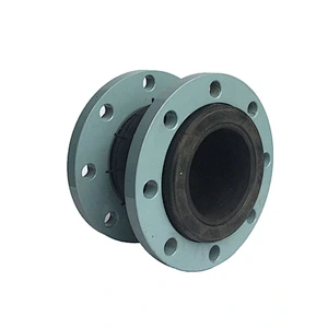 DN200 Flanged EPDM Rubber Expansion Joint Single Bellow