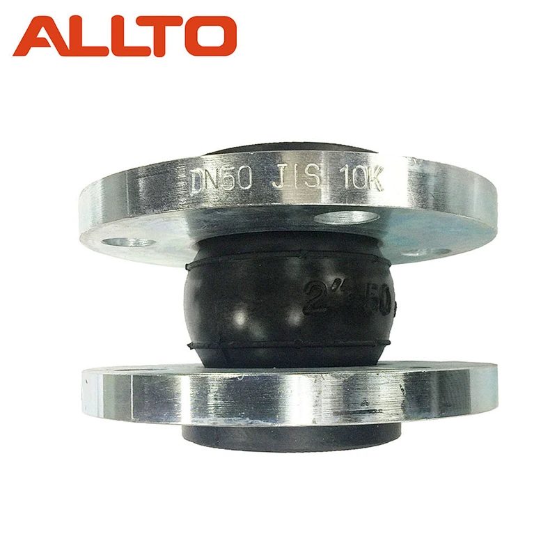 Carbon Steel Flange JIS DN125 5'' 10K Single Sphere EPDM Rubber Expansion Joint Bellow Compensators
