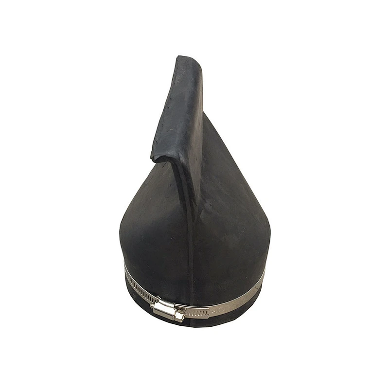 EPDM Rubber Duckbill Valve Tideflex Valve With Pipe Fitting