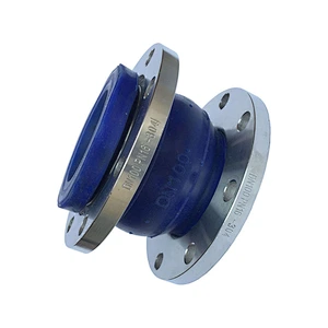 DN200 Flanged EPDM Rubber Expansion Joint Single Bellow
