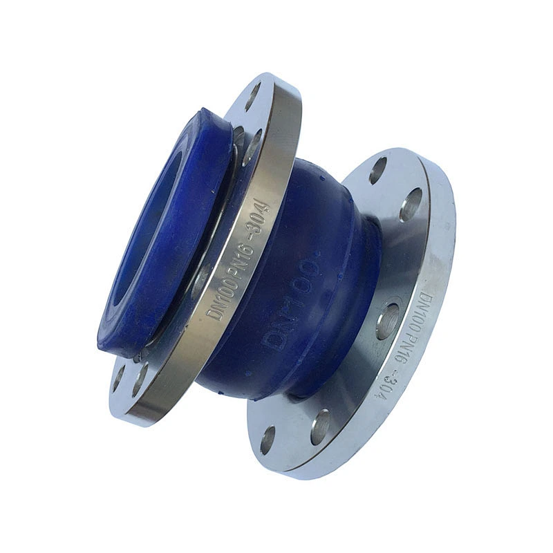 DN200 Flanged EPDM Rubber Expansion Joint Single Bellow