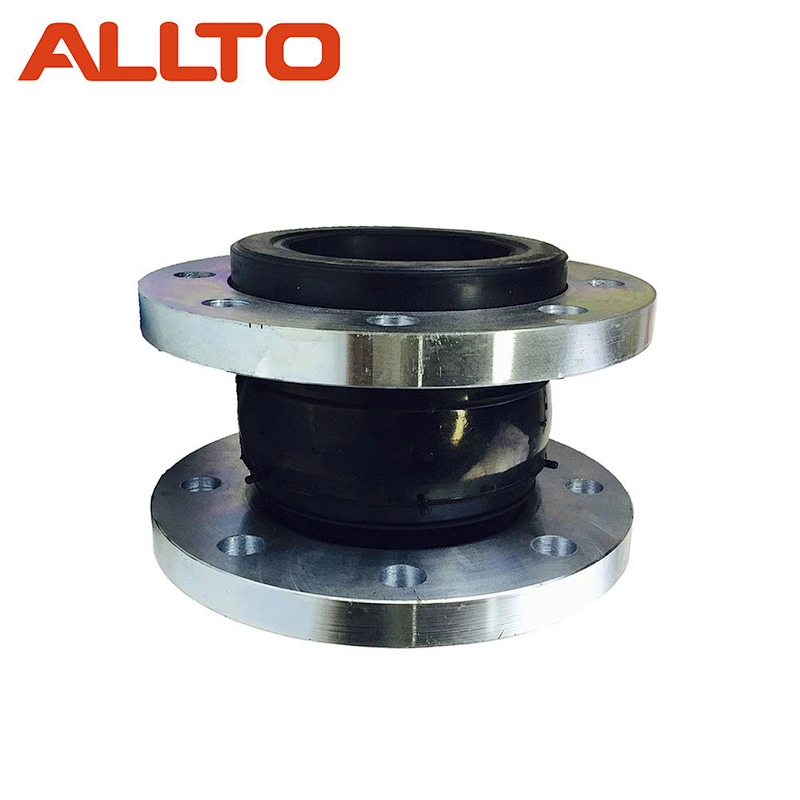 Carbon Steel Flange JIS DN125 5'' 10K Single Sphere EPDM Rubber Expansion Joint Bellow Compensators