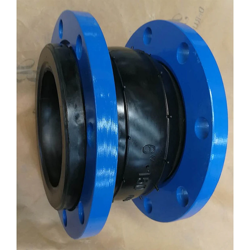 Flange Joint Pipe With Bellow Expansion Rubber Joint