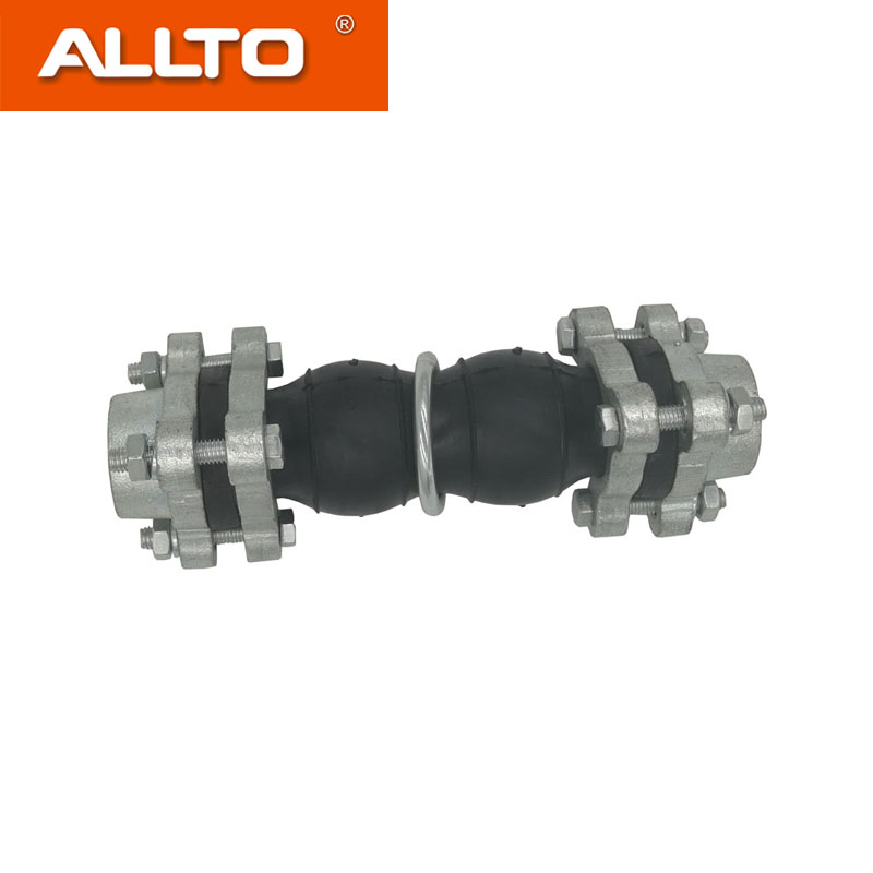 Union threaded rubber expansion joint