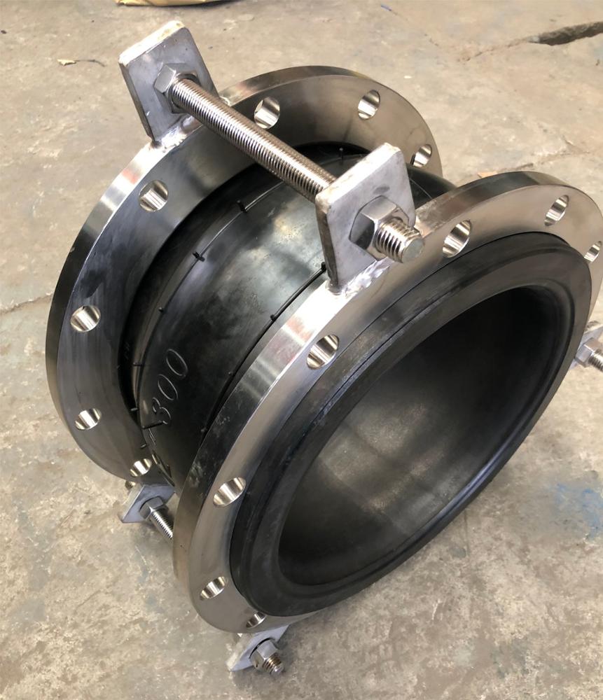 DN100 4 Inch Single Rubber Sphere Rubber Expansion Joint Flexible Connector