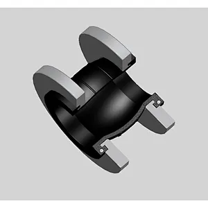 EPDM Single Ball Expansion Rubber Joint With Flange