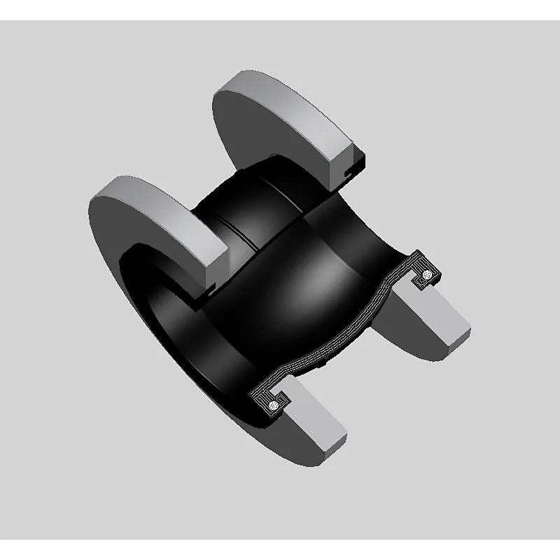 Metallic Expansion Bellows Flange Single Sphere EPDM Rubber Expansion Joint
